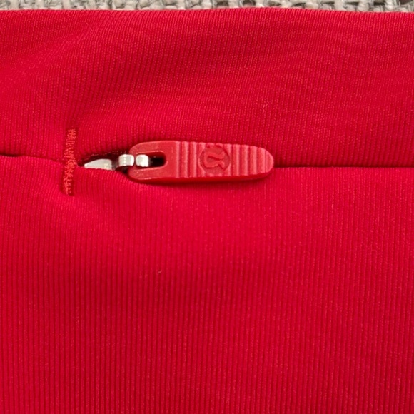 Lululemon Swift Speed High Rise Crop Leggings 21" Size 4 In Dark Red - Picture 5 of 7